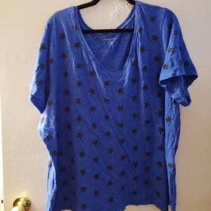 Lane Bryant Star Tee. Size 26/28.